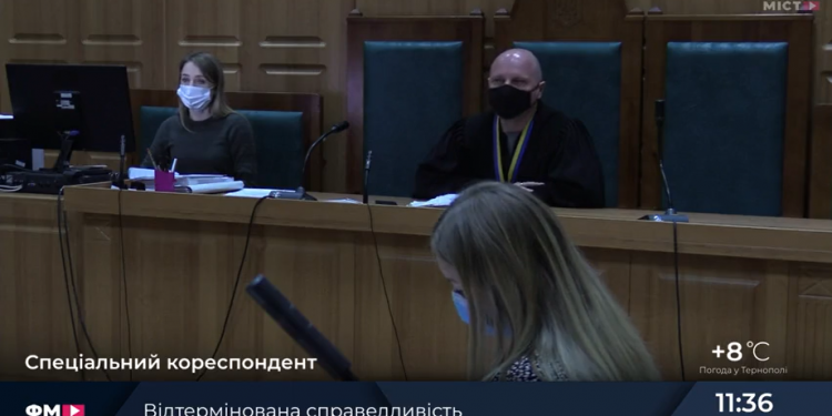 Фото з минулого засідання суду по справі Олега Струня