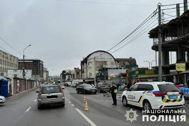 Аварії в Тернополі: травмовані мотоцикліст, пішохід і велосипедистка