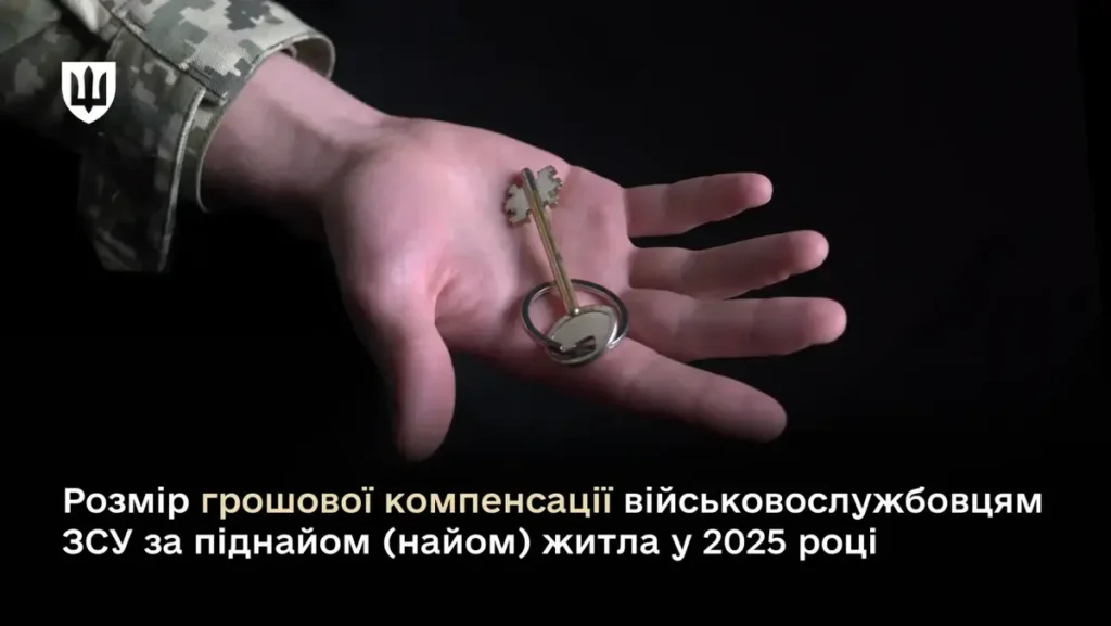 Компенсації за оренду житла військовим ЗСУ у 2025 році